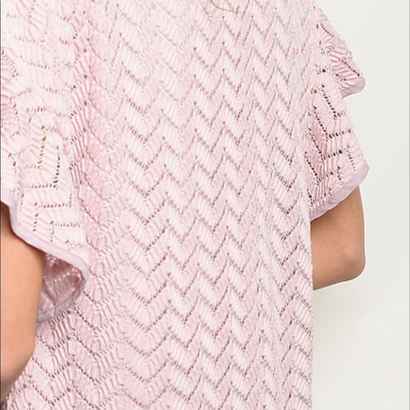 💕 Short Ruffled Sleeve Tunic Top - Picture 6 of 6